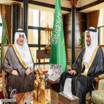 أمير تبوك يستقبل مدير فرع الديوان العام للمحاسبة بالمنطقة