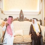 أمير تبوك يعزي الشيخ عبدالله الضيوفي في وفاة شقيقه