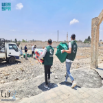 #مركز_الملك_سلمان_للإغاثة يوزّع مساعدات إيوائية جديدة للنازحين من محافظة #السويداء إلى محافظة درعا