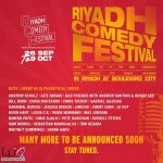 مهرجان الرياض للكوميديا يستقطب نخبة من نجوم الكوميديا العالميين