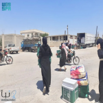 مركز الملك سلمان للإغاثة يوزّع (698) قطعة بطانية للنازحين في محافظة درعا