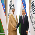 رئيس جمهورية #أوزبكستان يلتقي رئيس مجموعة البنك الإسلامي للتنمية