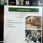 #مركز_الملك_سلمان_للإغاثة يستعرض جهوده في تعزيز الاستقرار والسلام بجامعة السلام التابعة للأمم المتحدة في مدينة #جنيف