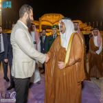 رئيس الجمهورية العربية السورية يغادر الرياض وفي مقدمة مودعيه نائب أمير المنطقة