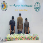 #عاجل | القبض على (3) مخالفين لنظام أمن الحدود لتهريبهم (108) كيلوجرامات من نبات القات المخدر