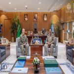 نائب قائد القوات الجوية يستقبل قائد القوات الجوية الفضائية الأمريكية المركزية