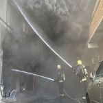 #عاجل | الدفاع المدني بالدمام يخمد حريقًا في محل تجاري بحي السوق