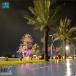 هطول أمطار على محافظة أملج