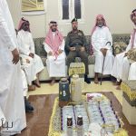 مدير شرطة منطقة جازان يقدم التعازي لشيخ قبيلة العكرة في وفاة شقيقته
