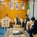 نائب وزير الحرس الوطني يستقبل القائم بالأعمال في سفارة جمهورية كوريا
