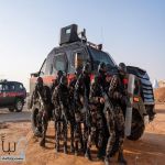 قوات أمن المنشآت تستعرض فرضية تكتيكية في ميدان واحة الأمن