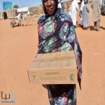 مركز الملك سلمان للإغاثة يوزّع (2.000) كرتون تمر في محلية شيكان بولاية شمال كردفان في السودان