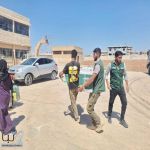 مركز الملك سلمان للإغاثة يوزّع (300) سلة غذائية على الأسر النازحة في محافظة حلب