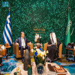 سمو وزير الطاقة يجتمع بوزير البيئة والطاقة في الجمهورية الهيلينية