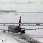 عاصفة شتوية قوية تتسبب في إلغاء آلاف الرحلات الجوية بالولايات المتحدة