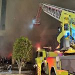 الدفاع المدني بمحافظة ينبع يخمد حريقًا في (3) محال تجارية