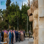 سمو وزير الثقافة ونظيره السوري يزوران المتحف الوطني السوري