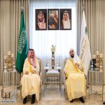 معالي رئيس ديوان المظالم يزور معالي النائب العام مهنئًا وشاكرًا لما قدمه لتطوير منظومة القضاء الإداري