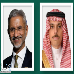 سمو وزير الخارجية يتلقى اتصالًا هاتفيًا من نظيره الهندي