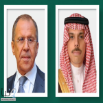 سمو وزير الخارجية يتلقى اتصالًا هاتفيًا من نظيره الروسي