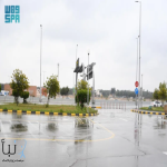 هطول أمطار على محافظة الأحساء