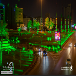 أمانة الرياض تضيء العاصمة احتفاءً بيوم مبادرة السعودية الخضراء