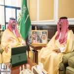 نائب أمير تبوك يستقبل مدير فرع وزارة البيئة بالمنطقة