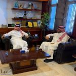 مدير عام فرع البيئة بالحدود الشمالية يستقبل مدير عام تنمية الغطاء النباتي المعين حديثاً