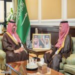 نائب أمير تبوك يستقبل مدير عام فرع المركز الوطني للرقابة على الالتزام البيئي بالمنطقة الشمالية