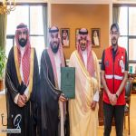 نائب أمير تبوك يطلع على التقرير السنوي لفرع هيئة الهلال الأحمر بالمنطقة