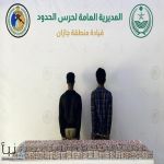 حرس الحدود يضبط مخالفين لتهريب 29,500 قرص خاضع للتداول الطبي