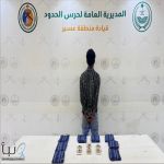 حرس الحدود بعسير يطيح بمخالف لتهريب 9 كجم حشيش و5600 قرص إمفيتامين