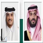 ولي العهد يتلقى اتصالًا هاتفيًا من أمير دولة قطر