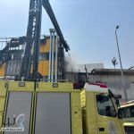 الدفاع المدني بجازان يسيطر على حريق في مبنى تجاري بحي الروضة دون إصابات