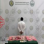 مكافحة المخدرات تقبض على مروجين للحشيش في تبوك وعسير وتحيلهما إلى النيابة العامة