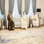 أمير منطقة الرياض يعزي في وفاة الشيخ حمد بن خليفة آل ثاني خلال زيارته سفارة قطر
