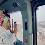 جولة جوية لأمين جدة ترصد المشاريع التنموية والمناطق العشوائية بالمحافظة